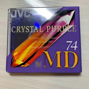 未開封品　JVC MD Crystal purple 74 ミニディスク　1枚