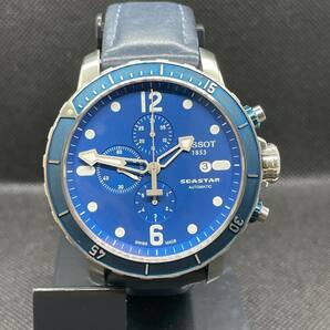 【1スタ】 TISSOT ティソ SEASTAR T0664271704700 オートマティック クロノグラフ TISSOT ティソ シースター 動作確認済 #S0739の画像1