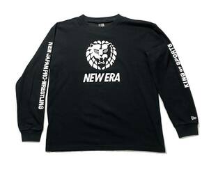 * стандартный товар *. цена!NEWERA[ New Era ] длинный принт футболка NEW JAPAN PRO-WRESTLING BK XXL обычная цена 8800 иен 