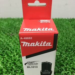 【未使用品】★makita(マキタ) 10.8v1.3Ahリチウムイオンバッテリ BL1013 (A-48692) / ITDIRX9YT7DHの画像1