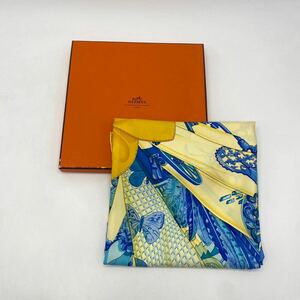 HERMES エルメス スカーフ カレ90 SOLEIL シルクの太陽 マルチカラー シルク P1288