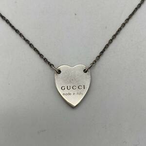 GUCCI グッチ ネックレス シルバー ハート Ag925 アクセサリー P1345