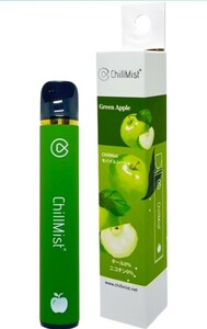 M-11@Chillmist Неразвитый мобильный мобильный Cisha Green Apple Electronic Cigarette Single Item [Никотин/TAL 0 мг] (Premium Chillmist)