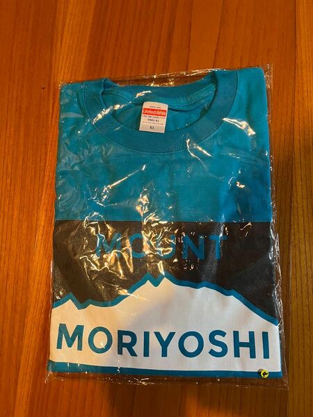 新品　森吉山スーベニアTシャツ　XL マリンブルー Tシャツ　登山