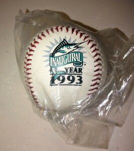 1993年当時物 未使用袋入り フロリダ(現マイアミ) マーリンズ MLB新規加入 限定記念 フォトボール Florida Marlins Miami メジャーリーグ