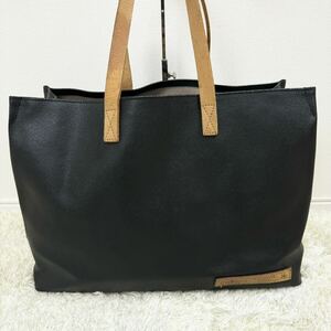  beautiful goods Orobianco Orobianco men's tote bag business bag PVC leather black black shoulder .. high capacity A4 handbag 