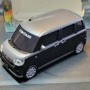 非売品 DAIHATSU ディーラー CANBUS キャンバス プルバックカー ミニカー ツートン ブラック グレー の画像2