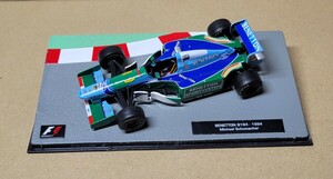 1/43 デアゴスティーニ F1マシンコレクション BENETTON B194 ミハエル・シューマッハ 1994 現状品 ミニカー