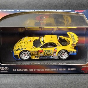 1/43 AMEMIYA 雨宮 アスパラドリンク ASPARADRINK RX7 ADVAN #7 イエロー オートバックス SUPER GT 2005 43731 エブロ EBBRO 現状品の画像1