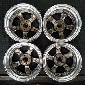 管理番号：A3-211【4本価格】【15x5.5J 15x6J 4x100 ET+38/+32 ハブ60】WORK VS-KF・2ピース・店頭引取可能・適格請求書発行可能の画像9