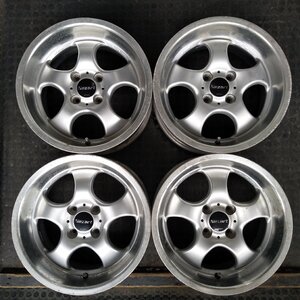 管理番号：A4-48【4本価格】【15x7J 4x100 ET+35 ハブ60】WORK Nezart・シビック ロードスター等・店頭引取可能・適格請求書発行可能