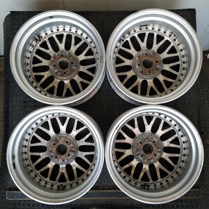 管理番号：A4-53【4本価格】【17x7.5J 4x100 ET+28 ハブ60】WORK VS-XX・3ピース・店頭引取可能・適格請求書発行可能の画像8