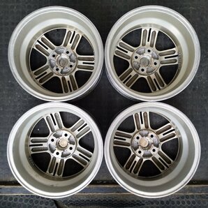 管理番号:A4-57【4本価格】【15x6J 4x100 ET+45 ハブ60】RAYS製・日産純正 AUTECH・ノート マーチ等・店頭引取・適格請求書発行可能の画像9