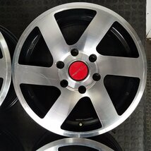 管理番号：A4-68【4本価格】【17×6.5J 6x139.7 ET+38 ハブ106】FABULOUS パンデミック・ハイエース等・店頭引取・適格請求書発行可能_画像3