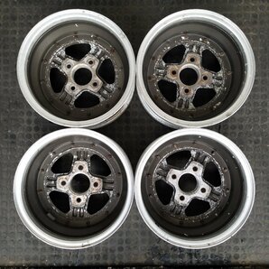 管理番号：A4-118【4本価格】【14x5.5J 4x114.3 ET+6 ハブ73】YOKOHAMA ALMEX・店頭引取可能・適格請求書発行可能の画像7