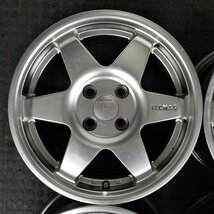 管理番号：A4-134【4本価格】【15x6J 4x100 ET+45 ハブ56.1】TEC MAG・アクア ヤリス等・店頭引取可能・適格請求書発行可能_画像6