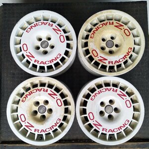 管理番号：A4-142【4本価格】【15×7J 5x100 ET+30 ハブ56】OZ RACING RALLY・店頭引取可能・適格請求書発行可能