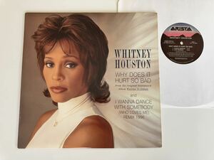 【良好US盤】Whitney Houston / Why Does It Hurt So Bad(Album,Live)/I Wanna Dance With Somebody REMIX'96 2Ver ARISTA 07822-13214-1 