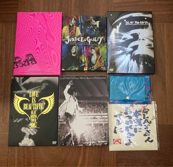 GLAY DVD&Blu-ray 5本セット&GLAYさん本当におつかれさまでした&20th パスケース セット まとめ売り