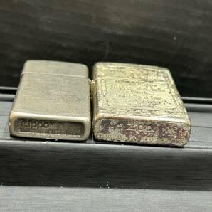 ＃6630A ZIPPO オイル ライター おまとめ 合計4種 火花〇 煙草 嗜好品 喫煙具 喫煙用具 スリム アウトドア 焚火 キャンプの画像3