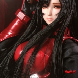 ●RUELIE●1/6カスタムドールヘッド●MR-S『黒衣音 Quin ver.2』クールガール オビツ01ヘッドの画像5