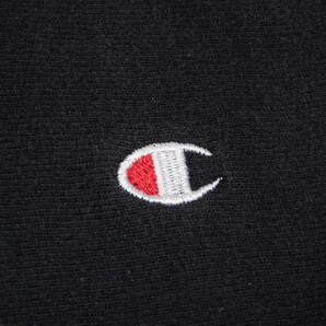 90s champion Reverse Weave Sweatparka チャンピオン 刺繍タグ リバースウィーブ スウェットパーカ 黒 Mサイズ メキシコ製の画像3