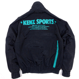 KENZ SPORTS ケンツスポーツ ライディングジャケット 黒x緑 Lサイズ オートバイ