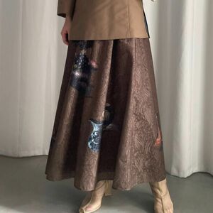 アメリヴィンテージ　FLORENCE JACQUARD LACE SKIRT