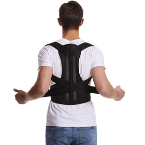 L cat . posture correction belt .. supporter man and woman use stiff shoulder ... distortion 