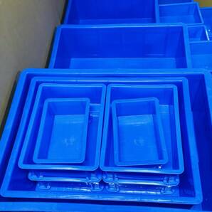 新品訳あり・プラスチックコンテナ大中小4種類90個まとめて パーツボックス ツールケース 大量セット BOX パーツケース71の画像10