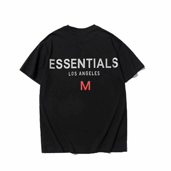 ESSENTIALS Tシャツ 半袖 エッセンシャルズ ブラック　M