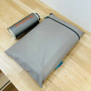 アウトドア用 多機能 3mx3m 携帯型タープ 超高品質 防水 UV 日焼け紫外線カット コーティング生地 キャンプ 野外登山 釣り 収納ケース付きの画像2