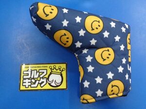 GK豊田▼ 115 【ピン型】新品★AZROF（アズロフ）★ヘッドカバー★ニコチャンネイビー★AZ-SPC14P★パター用★オシャレ★オススメ