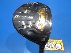 GK鈴鹿☆ 中古172 キャロウェイ★ROGUE ST MAX★VENTUS5 for Callaway(JP)★S★5W★18度★ローグSTマックス★