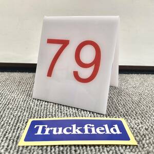 【79】テーブルナンバー／シボレー キャデラック フォード ローライダー トラッキン ミニトラック アメ車 USA雑貨 1979 USDM Truckfield