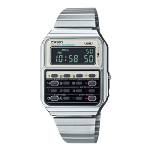 CASIO Casio калькулятор CA-500WE-7B белый Data Bank DATABANK калькулятор счет машина мужской женские наручные часы .. черный CQ-1 переиздание 