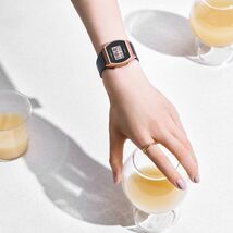 チープカシオ CASIO カシオ デジタル 女性 子供 レディース キッズ LW-204-1A ブラック ローズ ピンク 防水 シンプル ビジネス レトロ_画像4