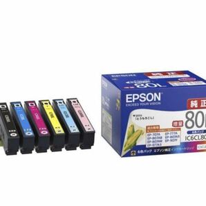 エプソン 純正 EPSON IC6CL80L インクカートリッジ 6色パック 増量 期限2026年10月まで 新品 未使用 未開封の画像1