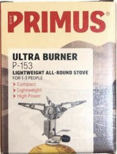 PRIMUS プリムス イワタニ 153 ウルトラバーナー 自動点火装置付 P-153 アウトドア バーナー 新品