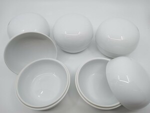HEREND Herend ba lock white cover do bowl 5 set 