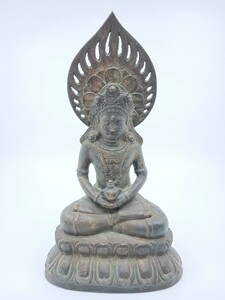 中国古美術　仏教美術　仏教古美術　清朝期　銅製　仏像　時代物　唐物