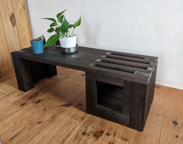 限定1 在庫一掃 ペットのお部屋付きテーブル