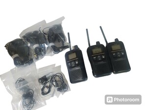 ICOM 特定小電力トランシーバー IC-4110 無線機 中古 ３台セット★ara-30