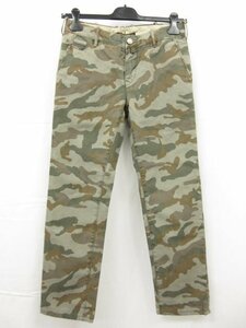 極美品 【ヤコブコーエン JACOB COHEN】 J677 H コットンパンツ スラックス (メンズ) size30 カーキ系 カモフラージュ柄 伊製■28MPA0624■