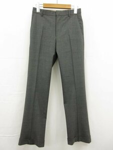 超美品 【ダンヒル dunhill】 ストレッチ性 ウールスラックス (メンズ) size44J Drop7 チャコールグレー系 ■28MPA0638■