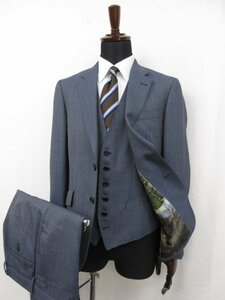  прекрасный товар [ Paul Smith коллекция ] FRATELLI TALLIA DI DELFINO 2B костюм-тройка ( мужской ) L/LX/86 темно-синий серия birz I MK.294011#27HR3571