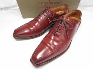 超美品 【スコッチグレイン SCOTCH GRAIN】インペリアル2 ツーシーム レザー ドシューズ 靴 (メンズ) size25.5 ダークレッド ■30MZA5126■