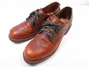 美品 【チペワ CHIPPEWA】 1901M78 4インチ サービスオックスフォード 紳士靴 (メンズ) sizeUS7.5D レッドブラウン系 ■30MZA5169■