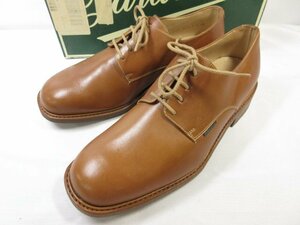 未使用品 【パラブーツ Paraboot】レザー 外羽根 ドレスシューズ 紳士靴 (メンズ) size7.5 ライトブラウン系 ■30MZA5149■