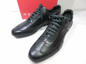 HH 極美品 【リーガル REGAL】 751R レザー スニーカー ローカット 紳士靴 (メンズ) size26 ブラック ■30MZA5199■